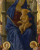 «Η Παρθένος και το Βρέφος» (The Virgin and Child), το κεντρικό τμήμα του Πολύπτυχου της Πίζας του πρώιμου Ιταλού ζωγράφου της Αναγέννησης, Μαζάτσο (Masaccio) Εκτύπωση έργο τέχνης σε κάμβα τελαρωμένο κάθετο 40Χ80εκ 