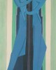 "Μπλε Φιγούρα" (Blue Figure) του Ούγγρου καλλιτέχνη János Mattis-Teutsch. Εκτύπωση έργο τέχνης σε κάμβα τελαρωμένο κάθετο 40Χ80εκ 