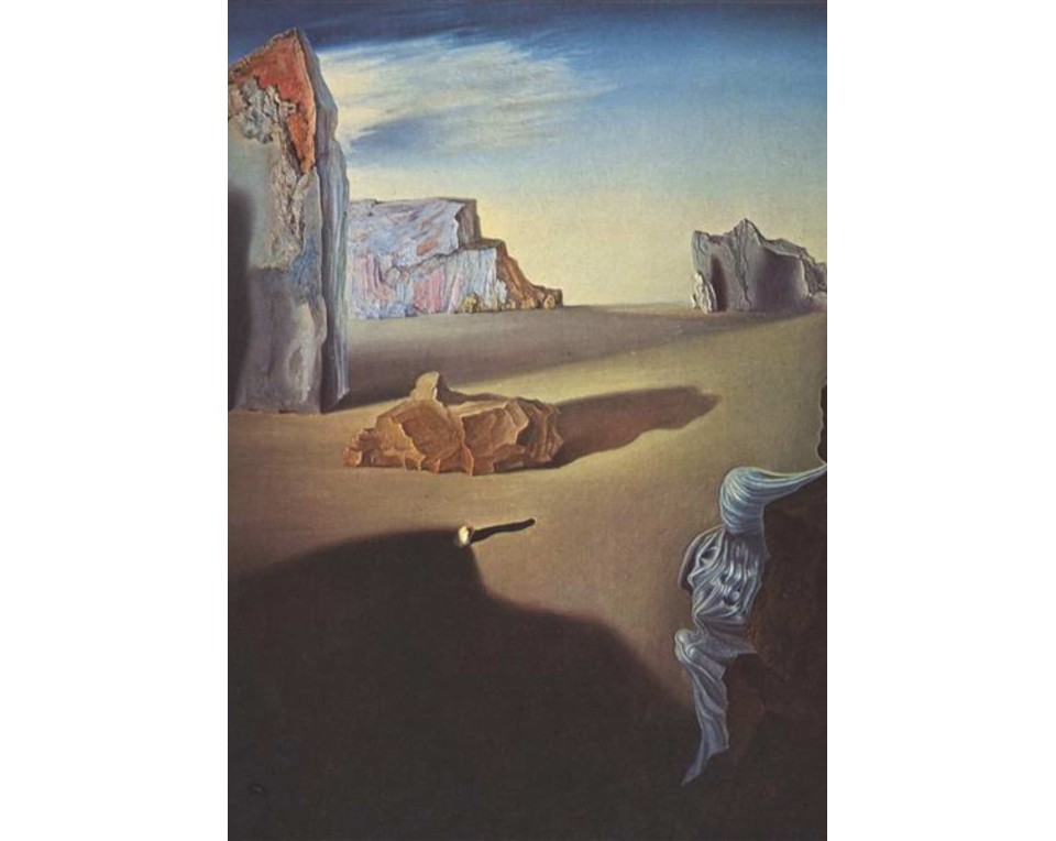 Καλλιτέχνης: Σαλβαδόρ Νταλί (Salvador Dalí) Τίτλος: "Οι Σκιές της Νύχτας Κατεβαίνουν" (Shades of Night Descending) Εκτύπωση έργο τέχνης σε κάμβα τελαρωμένο κάθετο 50Χ70εκ 