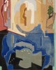  «Σύνθεση με τέσσερα στοιχεία» (Composition à quatre éléments) του Γάλλου ζωγράφου Albert Gleizes.  Εκτύπωση έργο τέχνης σε κάμβα τελαρωμένο κάθετο 50Χ70εκ 