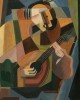 "Le Joueur de Luth" (Ο Λαουτιέρης) της María Blanchard.  Εκτύπωση έργο τέχνης σε κάμβα τελαρωμένο κάθετο 50Χ70εκ 