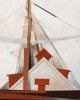 "Ιστοί, καμινάδες και αεραγωγοί" (Masts, Chimneys, and Ventilators) του Αμερικανού ζωγράφου Τσαρλς Ντέμουθ (Charles Demuth).Εκτύπωση έργο τέχνης σε κάμβα τελαρωμένο κάθετο 50Χ70εκ 
