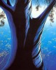 "Blue Pine" (Μπλε Πεύκο), δημιουργία του Αμερικανού καλλιτέχνη Eyvind Earle. Εκτύπωση έργο τέχνης σε κάμβα τελαρωμένο κάθετο 50Χ70εκ 