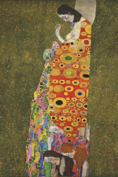 "Ελπίδα II" (Die Hoffnung II) του Γκούσταβ Κλιμτ (Gustav Klimt).  Εκτύπωση έργο τέχνης σε κάμβα τελαρωμένο κάθετο 50Χ70εκ 
