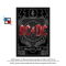 ACDC Αφίσα σε ξύλινη μαύρη κορνίζα με τζάμι 61Χ91.5cm