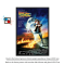 Back to the future Αφίσα σε ξύλινη μαύρη κορνίζα με τζάμι 61Χ91.5cm