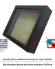 Μάυρη ξύλινη Κασετίνα shadow Box με τζάμι 50Χ50εκ