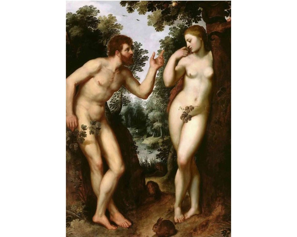 ΠΙΝΑΚΑΣ ΣΕ ΚΑΜΒΑ Peter Paul Rubens - Αδάμ και Εύα