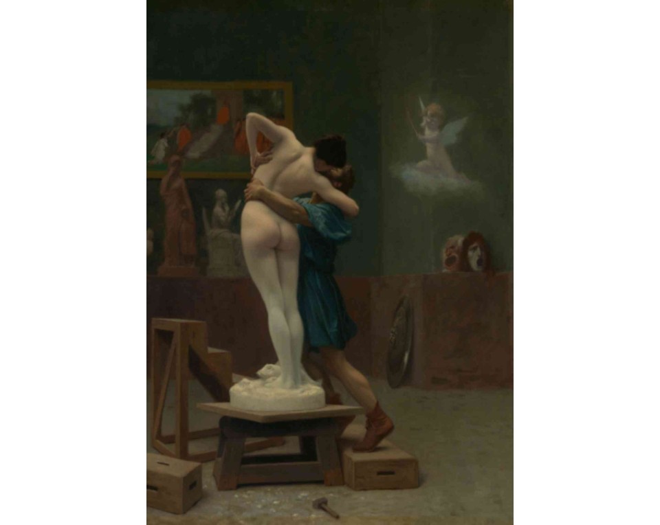 ΠΙΝΑΚΑΣ ΣΕ ΚΑΜΒΑ Jean-Léon Gérôme - Πυγμαλίων και Γαλάτεια