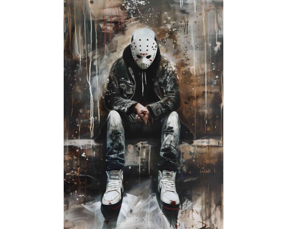 ΠΙΝΑΚΑΣ ΣΕ ΚΑΜΒΑ Jason με Μάσκα