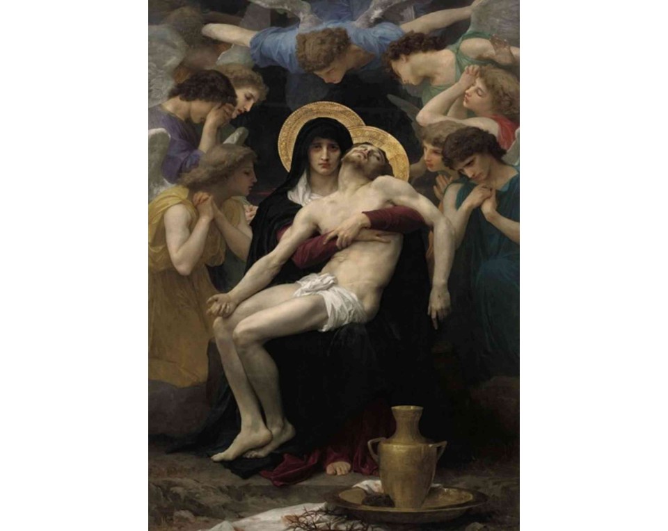 ΠΙΝΑΚΑΣ ΣΕ ΚΑΜΒΑ William-Adolphe Bouguereau - Pietà / Αποκαθήλωση και Θρήνος