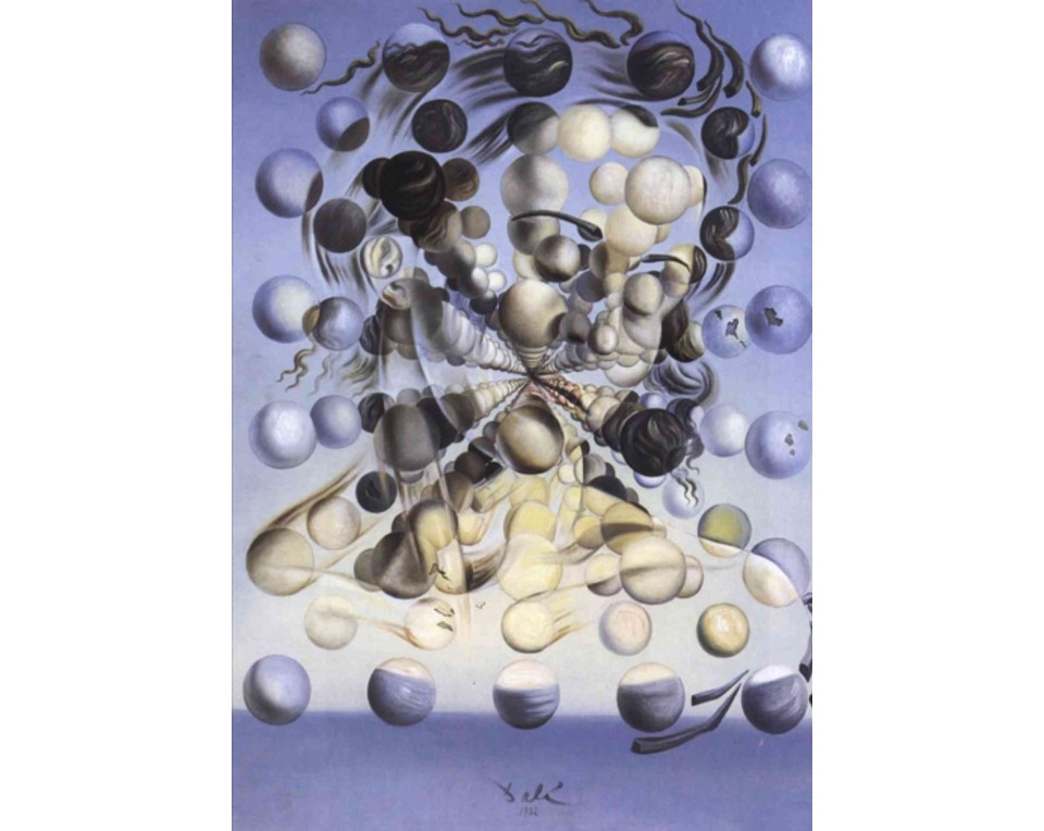 ΠΙΝΑΚΑΣ ΣΕ ΚΑΜΒΑ Salvador Dalí - Γαλάτεια των Σφαιρών