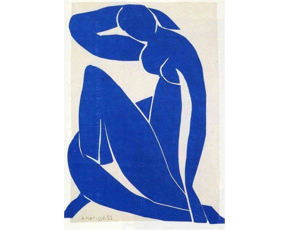 ΠΙΝΑΚΑΣ ΣΕ ΚΑΜΒΑ Henri Matisse - Μπλε Γυμνό ΙΙ