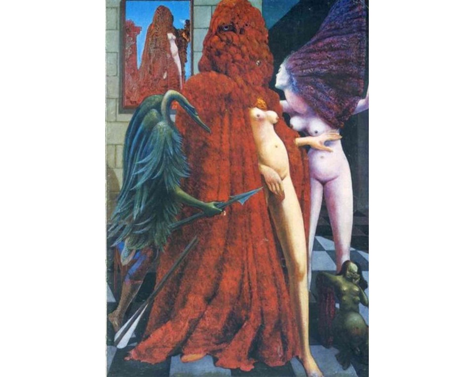 ΠΙΝΑΚΑΣ ΣΕ ΚΑΜΒΑ Max Ernst - Το Ντύσιμο της Νύφης
