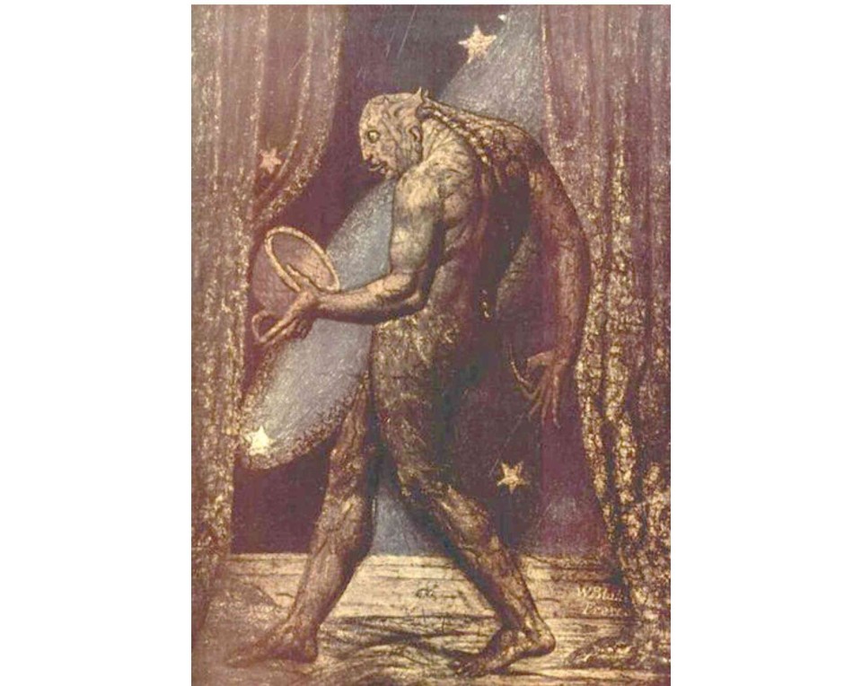 ΠΙΝΑΚΑΣ ΣΕ ΚΑΜΒΑ William Blake - Το Φάντασμα ενός Ψύλλου