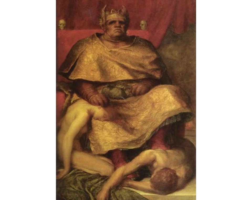 ΠΙΝΑΚΑΣ ΣΕ ΚΑΜΒΑ George Frederic Watts - Μαμμωνάς