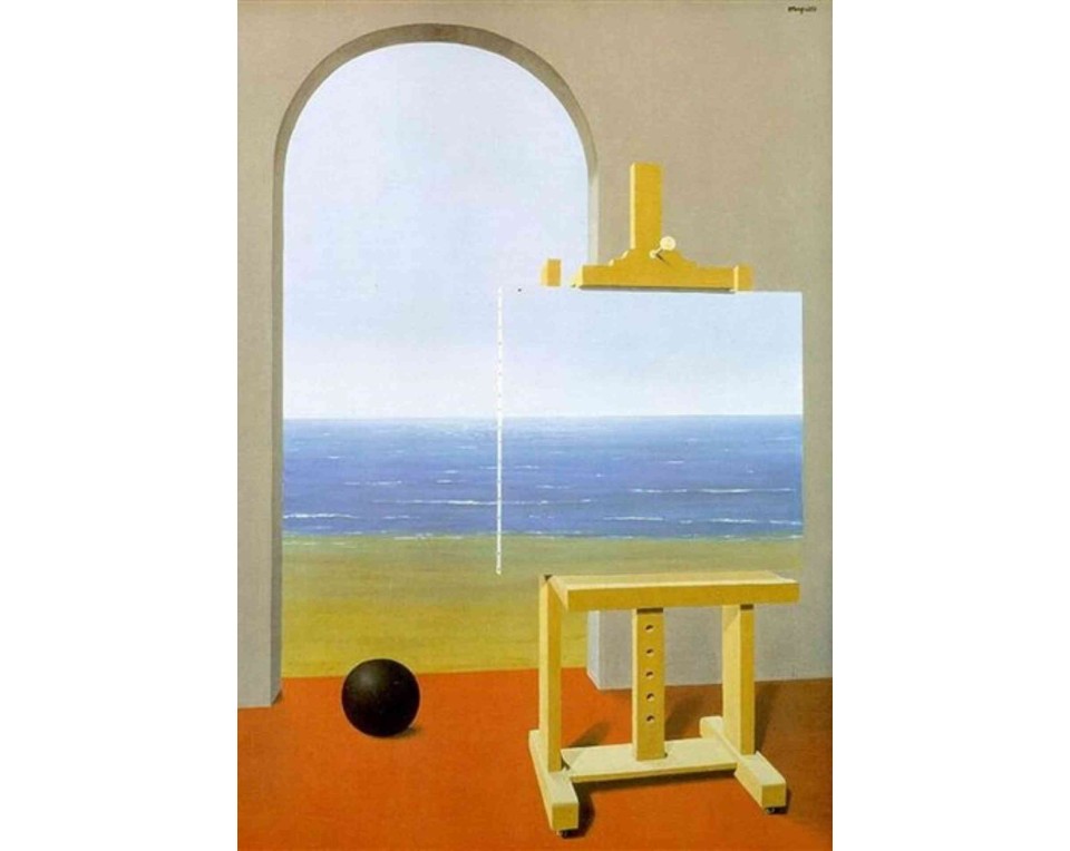 ΠΙΝΑΚΑΣ ΣΕ ΚΑΜΒΑ René Magritte - Η Ανθρώπινη Κατάσταση