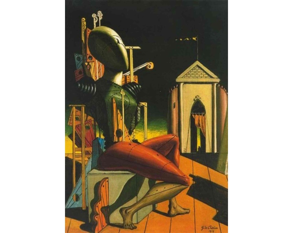ΠΙΝΑΚΑΣ ΣΕ ΚΑΜΒΑ Giorgio de Chirico - Ο Προφήτης / Ο Μάντης