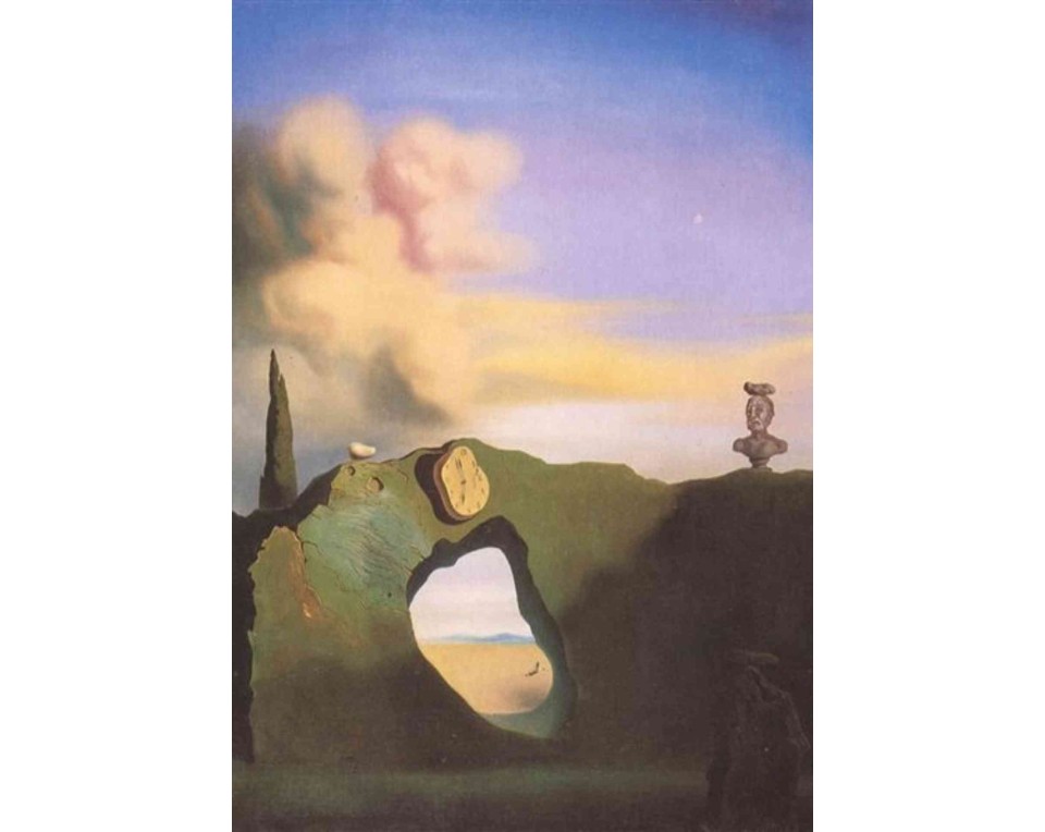 ΠΙΝΑΚΑΣ ΣΕ ΚΑΜΒΑ Salvador Dalí - Η Τριγωνική Ώρα