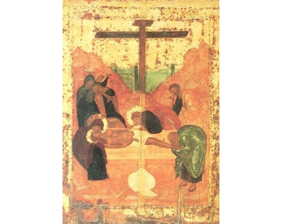 ΠΙΝΑΚΑΣ ΣΕ ΚΑΜΒΑ Andrei Rublev - Ο Επιτάφιος Θρήνος