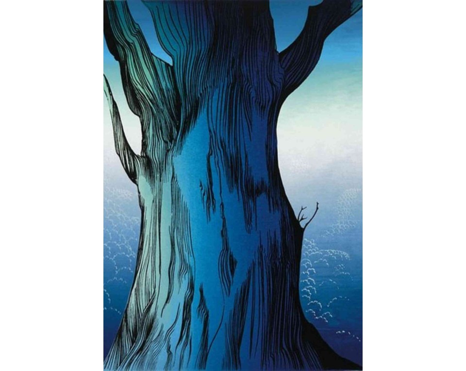 ΠΙΝΑΚΑΣ ΣΕ ΚΑΜΒΑ Eyvind Earle - Μπιγκ Σερ και Κλαδί