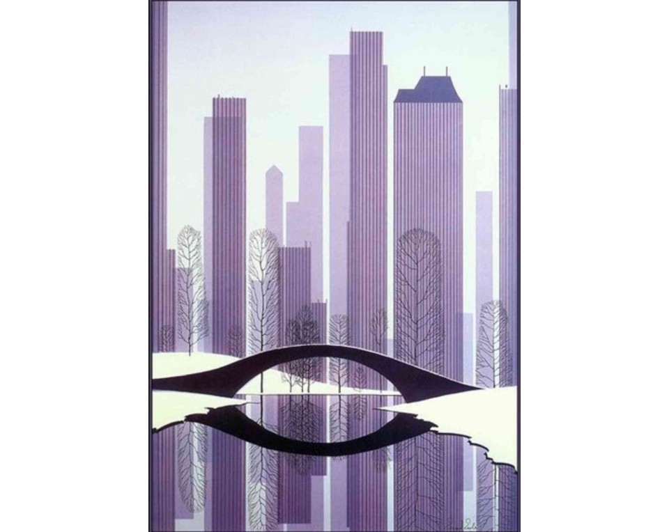 ΠΙΝΑΚΑΣ ΣΕ ΚΑΜΒΑ Eyvind Earle - Σέντραλ Παρκ