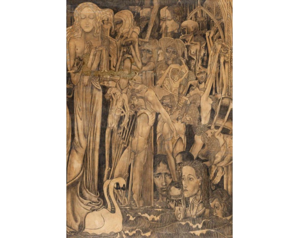 ΠΙΝΑΚΑΣ ΣΕ ΚΑΜΒΑ Jan Toorop - Η Απώλεια της Πίστης