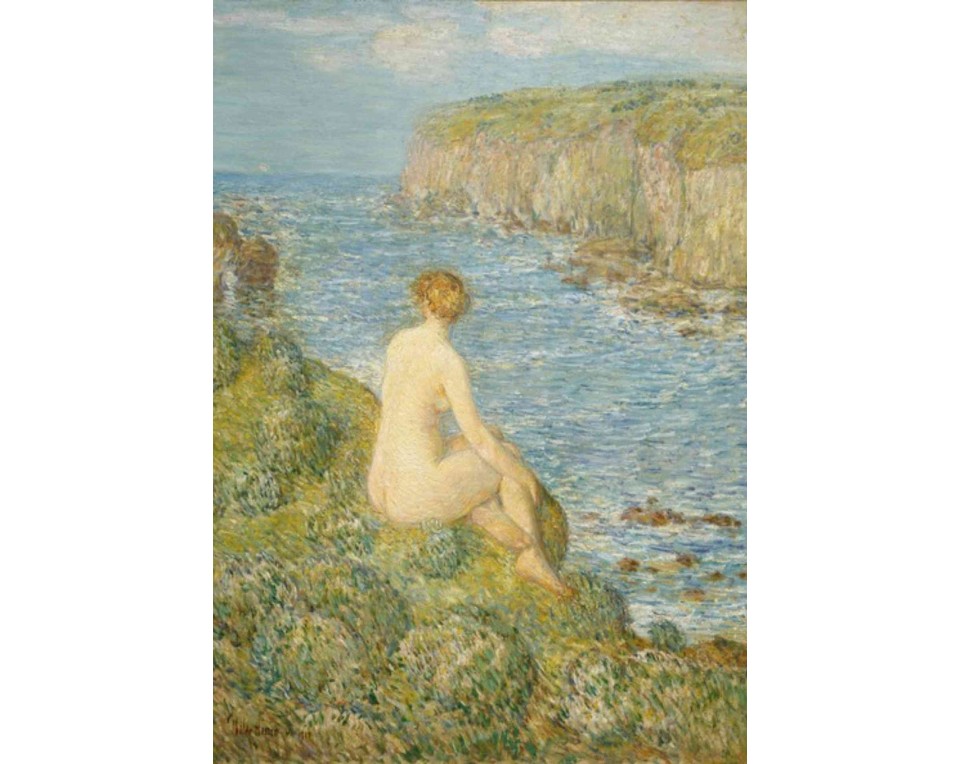 ΠΙΝΑΚΑΣ ΣΕ ΚΑΜΒΑ Childe Hassam - Γυμνό στους Γκρεμούς