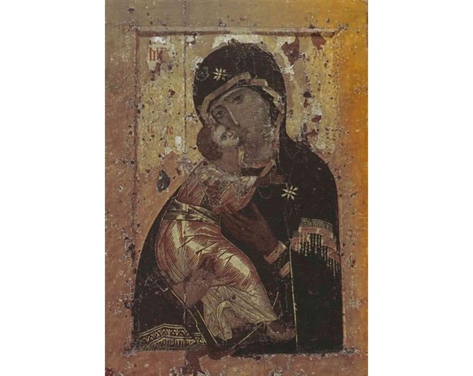 ΠΙΝΑΚΑΣ ΣΕ ΚΑΜΒΑ Παναγία του Βλαντίμιρ