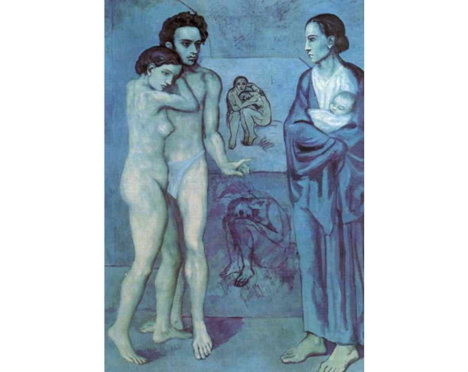 ΠΙΝΑΚΑΣ ΣΕ ΚΑΜΒΑ Pablo Picasso - Η Ζωή