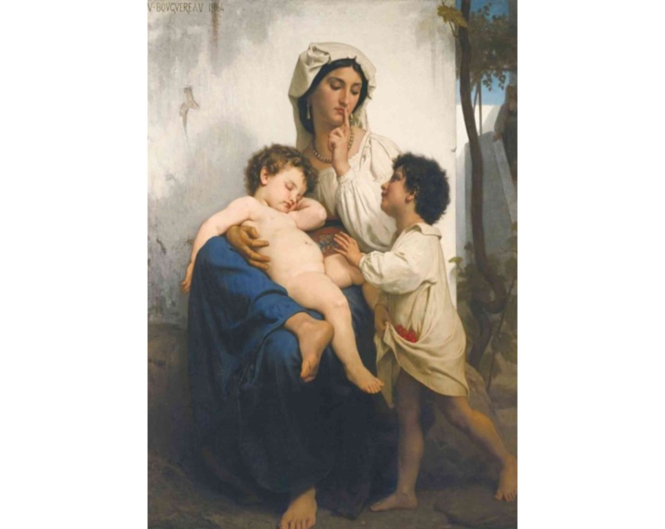 ΠΙΝΑΚΑΣ ΣΕ ΚΑΜΒΑ William-Adolphe Bouguereau - Ο Ύπνος