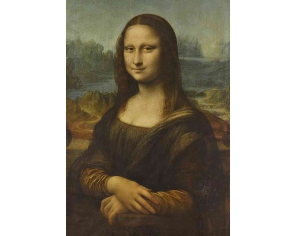 ΠΙΝΑΚΑΣ ΣΕ ΚΑΜΒΑ Leonardo da Vinci - Μόνα Λίζα