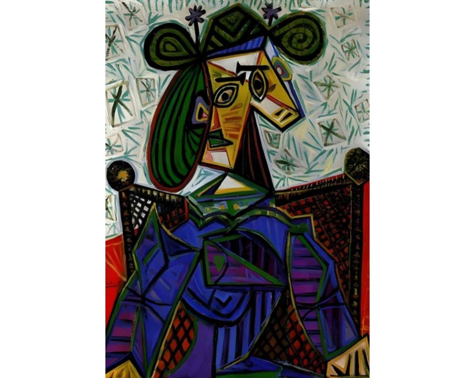 ΠΙΝΑΚΑΣ ΣΕ ΚΑΜΒΑ Pablo Picasso - Γυναίκα σε Πολυθρόνα