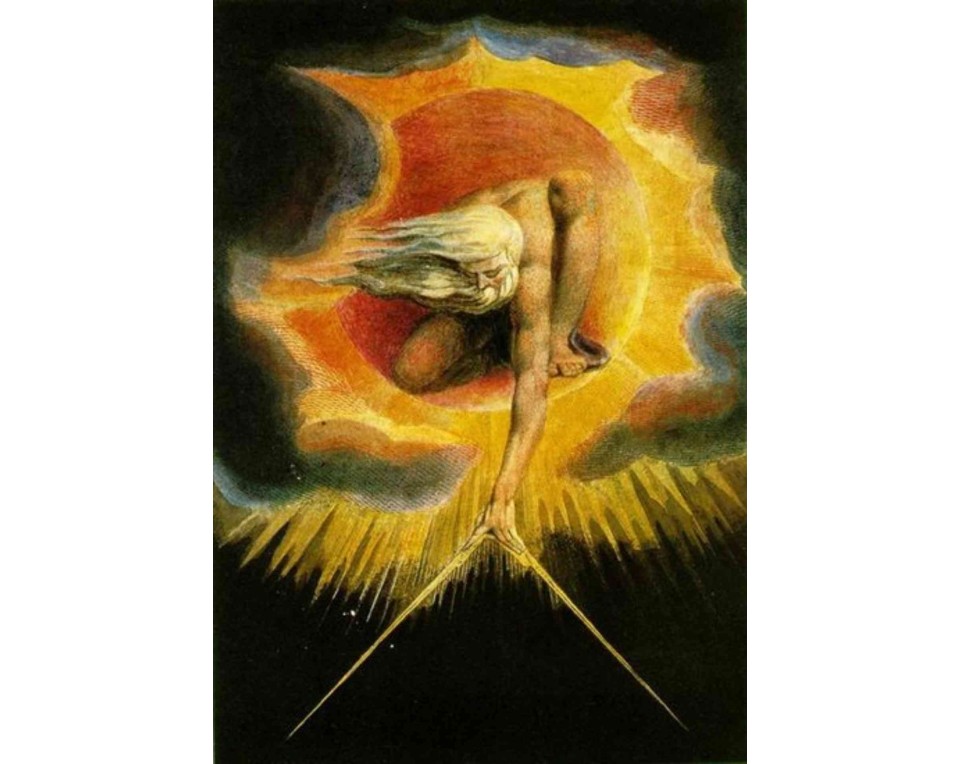 ΠΙΝΑΚΑΣ ΣΕ ΚΑΜΒΑ William Blake - Ο Παλαιός των Ημερών