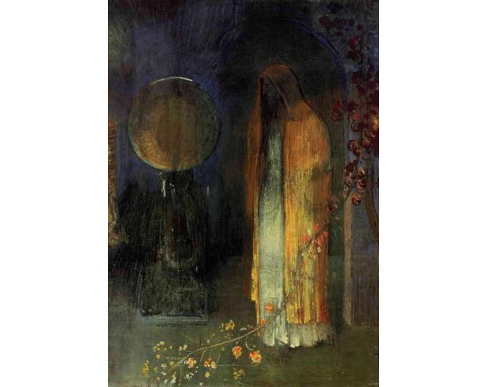 ΠΙΝΑΚΑΣ ΣΕ ΚΑΜΒΑ Odilon Redon - Η Σιωπή
