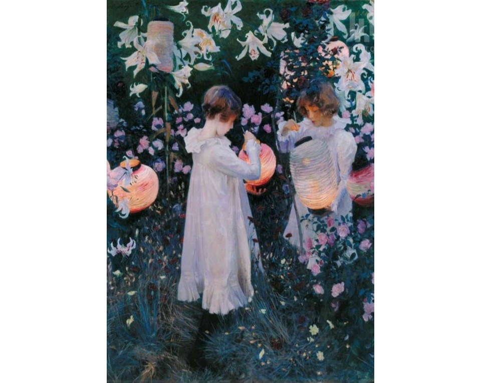 ΠΙΝΑΚΑΣ ΣΕ ΚΑΜΒΑ John Singer Sargent - Γαρύφαλλο, Κρίνο, Κρίνο, Τριαντάφυλλο