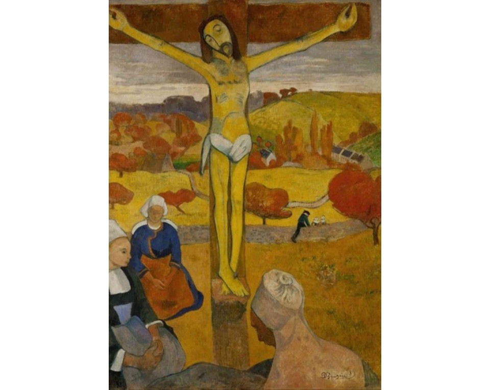 ΠΙΝΑΚΑΣ ΣΕ ΚΑΜΒΑ Paul Gauguin - Ο Κίτρινος Χριστός