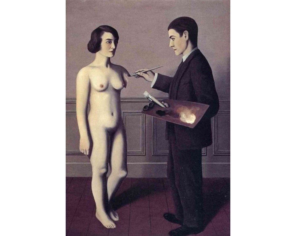 ΠΙΝΑΚΑΣ ΣΕ ΚΑΜΒΑ René Magritte - Προσπαθώντας το Αδύνατο