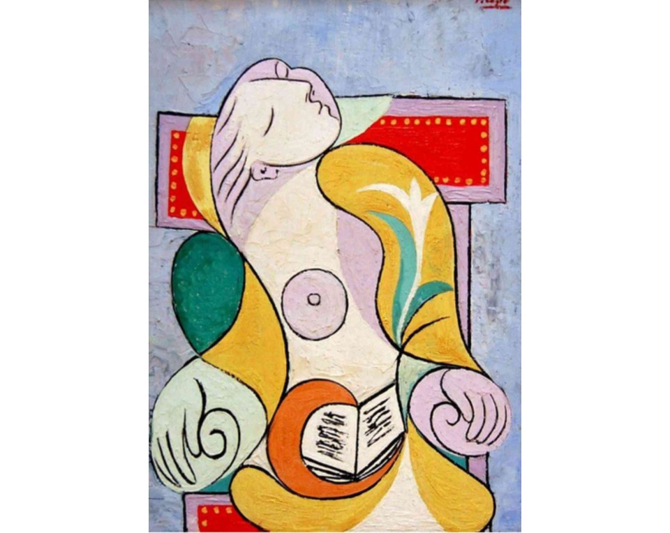 ΠΙΝΑΚΑΣ ΣΕ ΚΑΜΒΑ Pablo Picasso - Η Ανάγνωση (La Lecture)