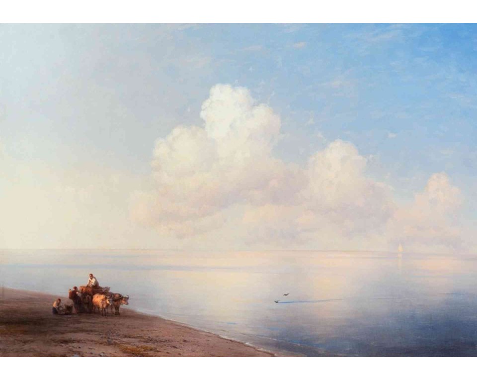 ΠΙΝΑΚΑΣ ΣΕ ΚΑΜΒΑ Ivan Aivazovsky - Ήρεμη Θάλασσα