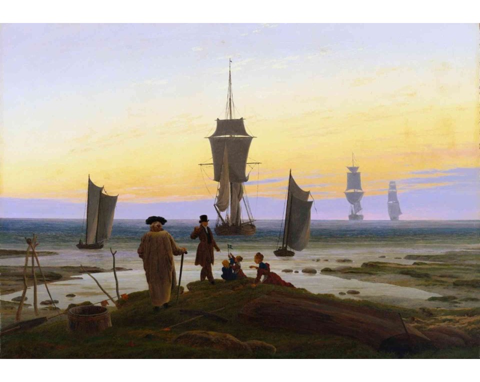 ΠΙΝΑΚΑΣ ΣΕ ΚΑΜΒΑ Caspar David Friedrich - Τα Στάδια της Ζωής
