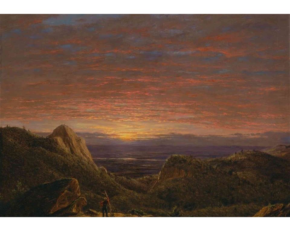 ΠΙΝΑΚΑΣ ΣΕ ΚΑΜΒΑ Frederic Edwin Church - Πρωινό πάνω από την Κοιλάδα του Χάντσον