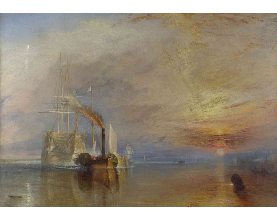 ΠΙΝΑΚΑΣ ΣΕ ΚΑΜΒΑ J. M. W. Turner - Το Μαχόμενο Temeraire