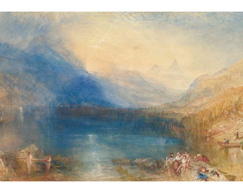 ΠΙΝΑΚΑΣ ΣΕ ΚΑΜΒΑ J. M. W. Turner - Η Λίμνη της Ζουγκ