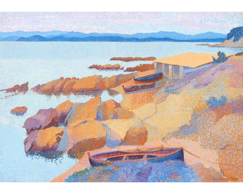 ΠΙΝΑΚΑΣ ΣΕ ΚΑΜΒΑ Henri-Edmond Cross - Calanque des Antibois