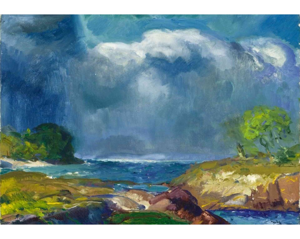 ΠΙΝΑΚΑΣ ΣΕ ΚΑΜΒΑ George Wesley Bellows - Η Καταιγίδα που Έρχεται