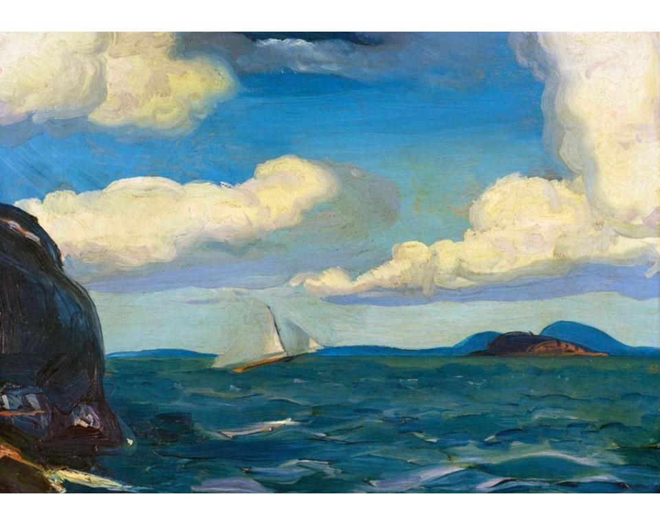 ΠΙΝΑΚΑΣ ΣΕ ΚΑΜΒΑ George Wesley Bellows - A Fresh Breeze