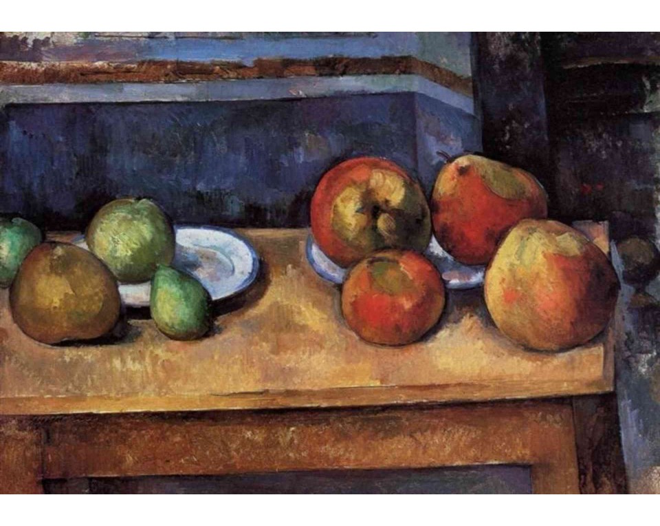 ΠΙΝΑΚΑΣ ΣΕ ΚΑΜΒΑ Paul Cézanne - Νεκρή Φύση με Μήλα και Αχλάδια