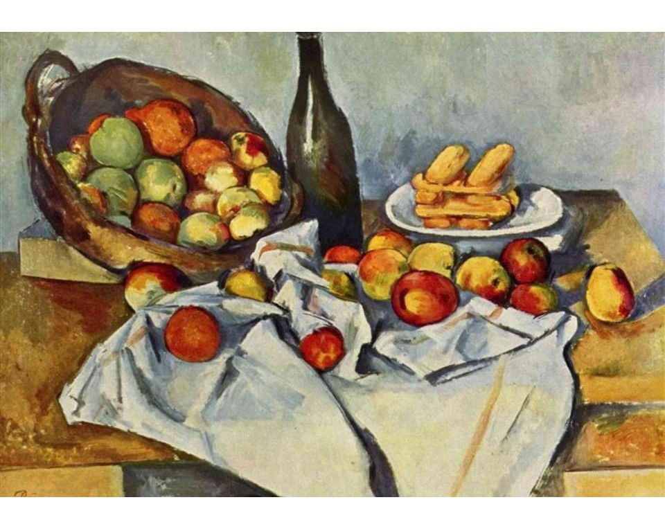 ΠΙΝΑΚΑΣ ΣΕ ΚΑΜΒΑ Paul Cézanne - Το Καλάθι με τα Μήλα