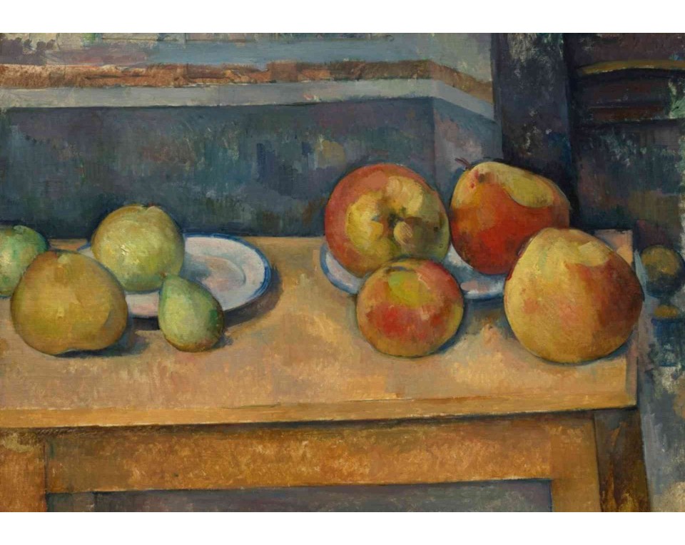 ΠΙΝΑΚΑΣ ΣΕ ΚΑΜΒΑ Paul Cézanne - Νεκρή Φύση με Μήλα και Αχλάδια